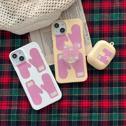 Keep Warm Mittens Phone Case (Hard/Card Storage)