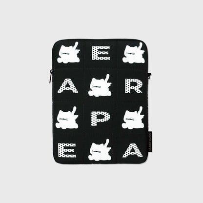 Earp Earp Letter Pattern Black Ipad/Notebook Pouch (11/13/15 inch)