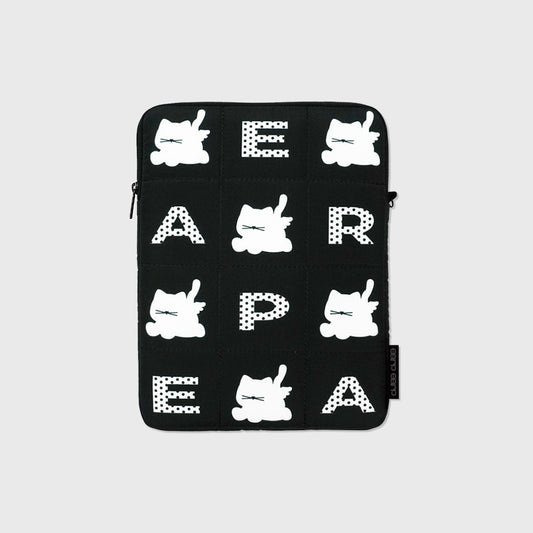 Earp Earp Letter Pattern Black Ipad/Notebook Pouch (11/13/15 inch)