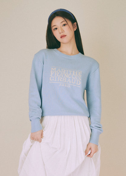 MARITHÉ FRANÇOIS GIRBAUD CLASSIC LOGO KNIT PULLOVER 2色