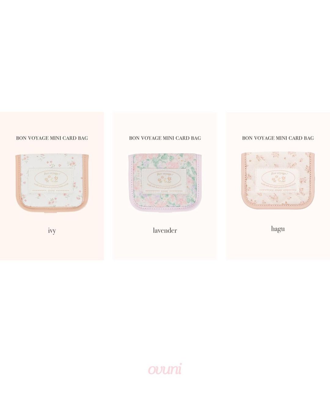 Ovuni Bon Voyage Mini Card Bag - 4色