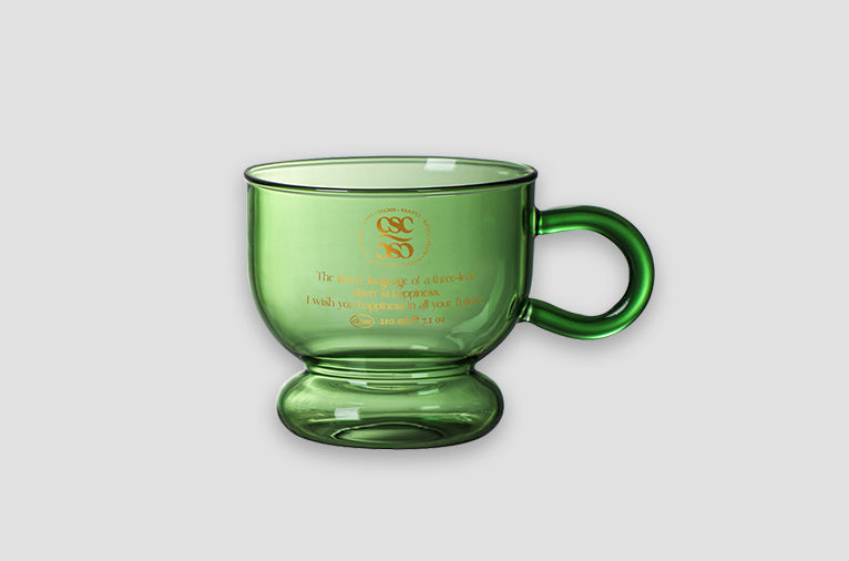 Clover Social Club Language Of Flowers Cup (Blue/Transparent/Green)