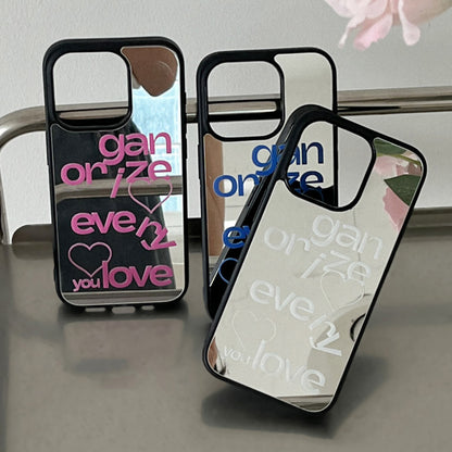 Organize Love Mirror Bumper Case (鏡面殼) (3色)