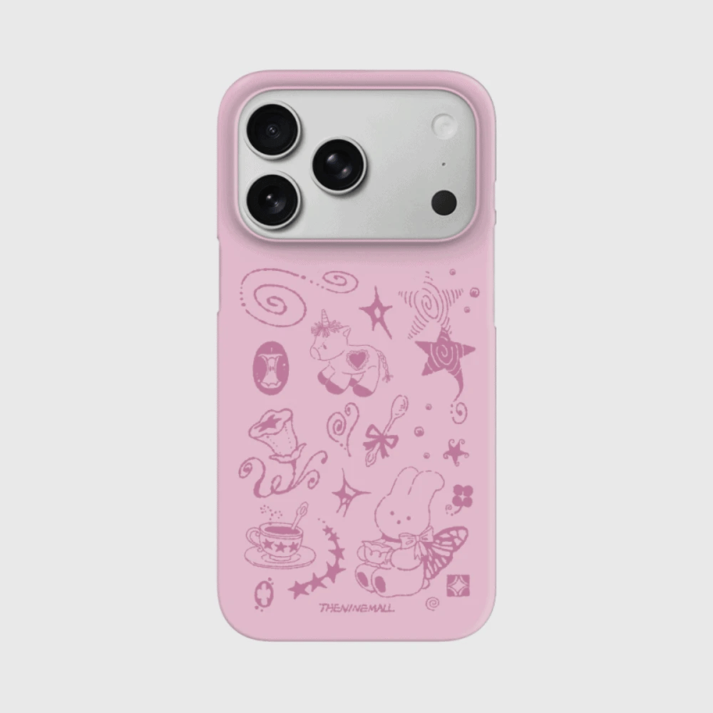 Windys Tea Time Doodle Phone Case (Hard/Card Storage/Magsafe)