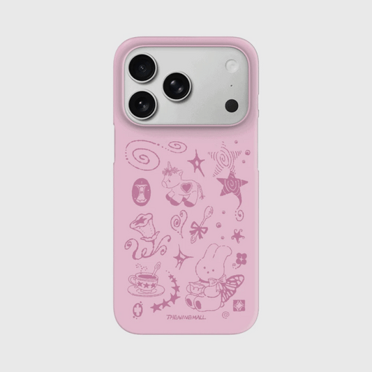 Windys Tea Time Doodle Phone Case (Hard/Card Storage/Magsafe)