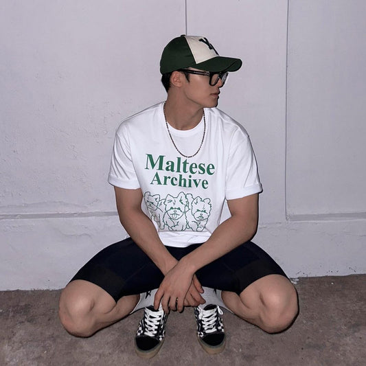 【Seventeen Mingyu同款】Waikei Maltese Archive Line T-shirt (5 Colors)