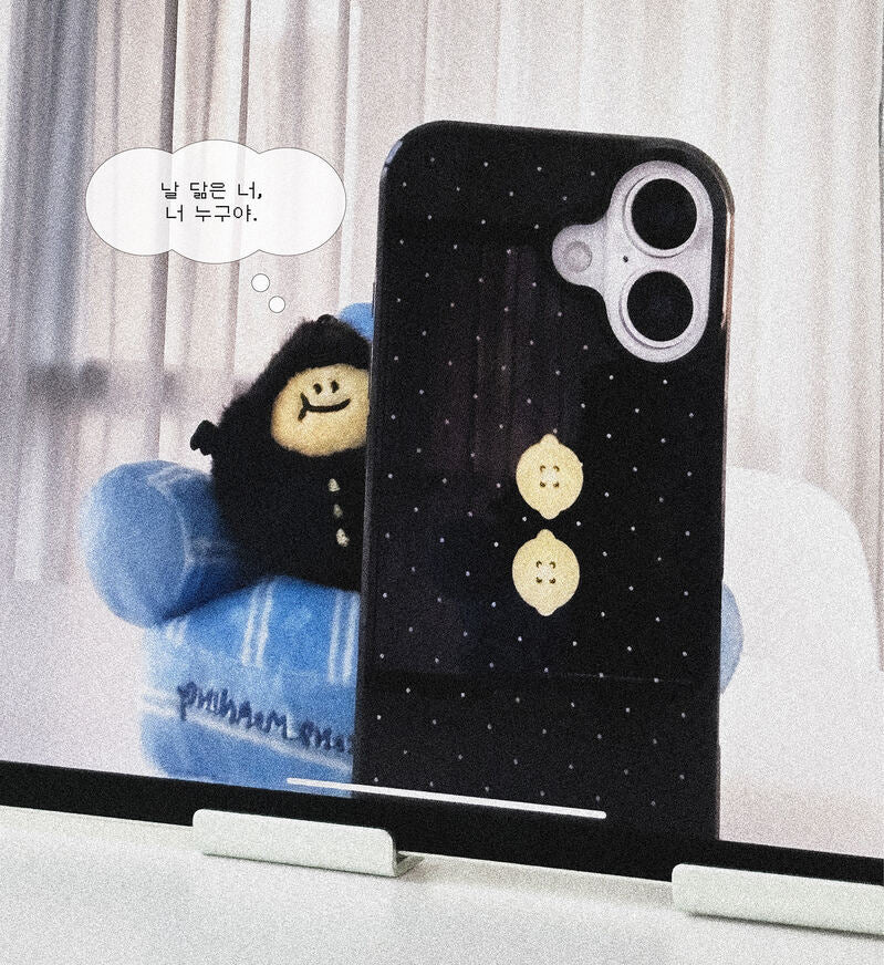 【新上架優惠🍋】Second Morning Dot Button Case (Magsafe Glass Bumper)