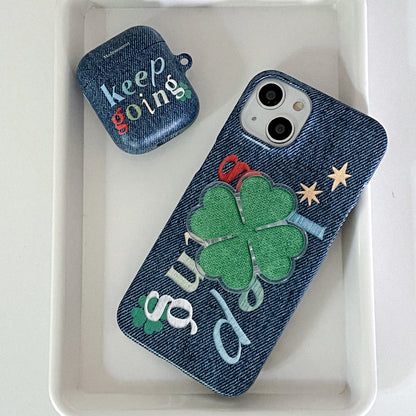 Keep Going Denim Phone Case (Hard 普通硬殼)