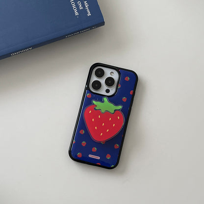 【Set】Mini Strawberry Pattern (Epoxy Bumper) + Acrylic Tok