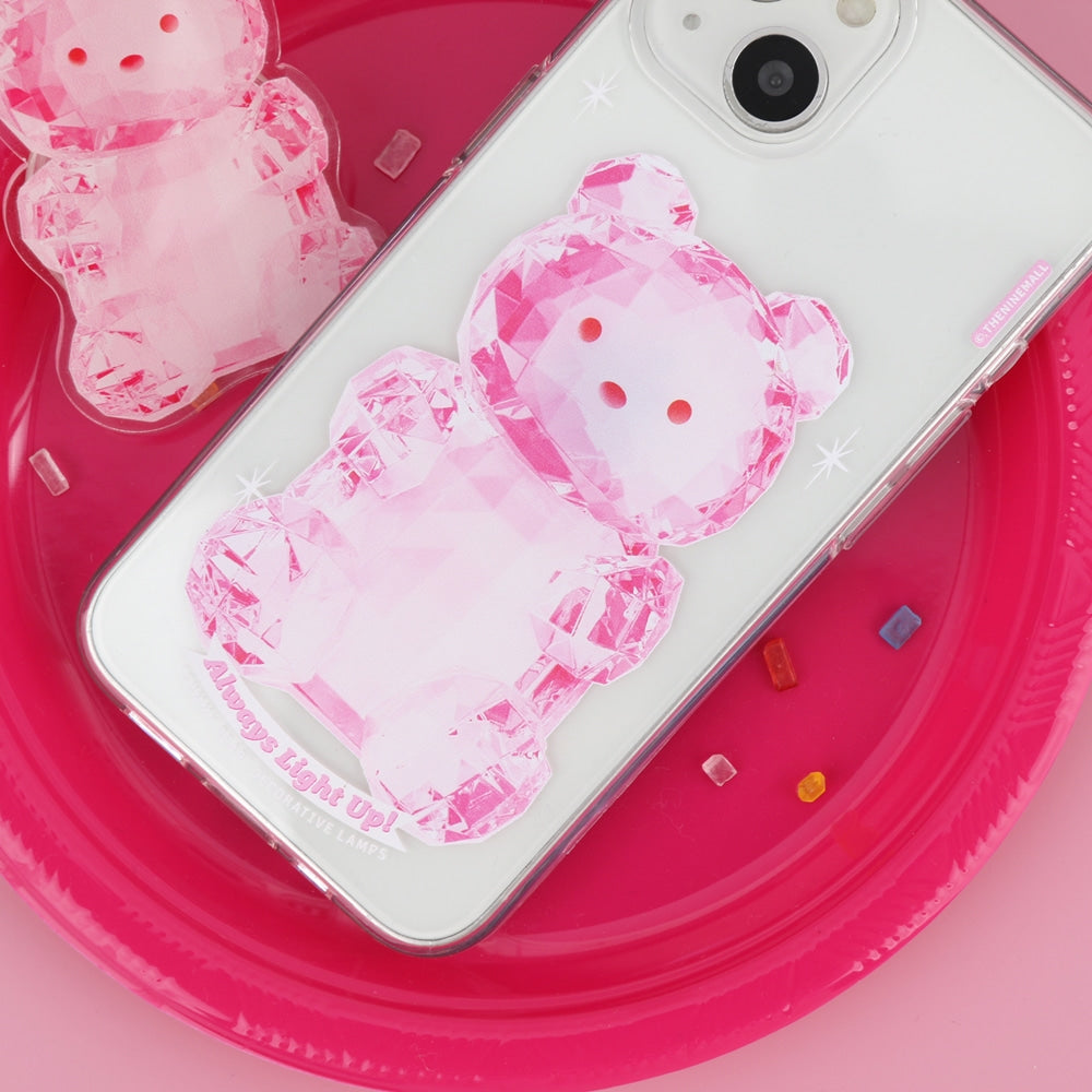 Pink Light Gummy Phone Case (Clear/Tank Clear 透明/透明Tank款)