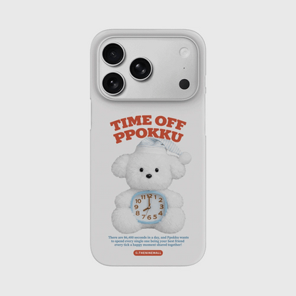 Time Off Ppokku Phone Case (Hard/Card Storage/Magsafe)