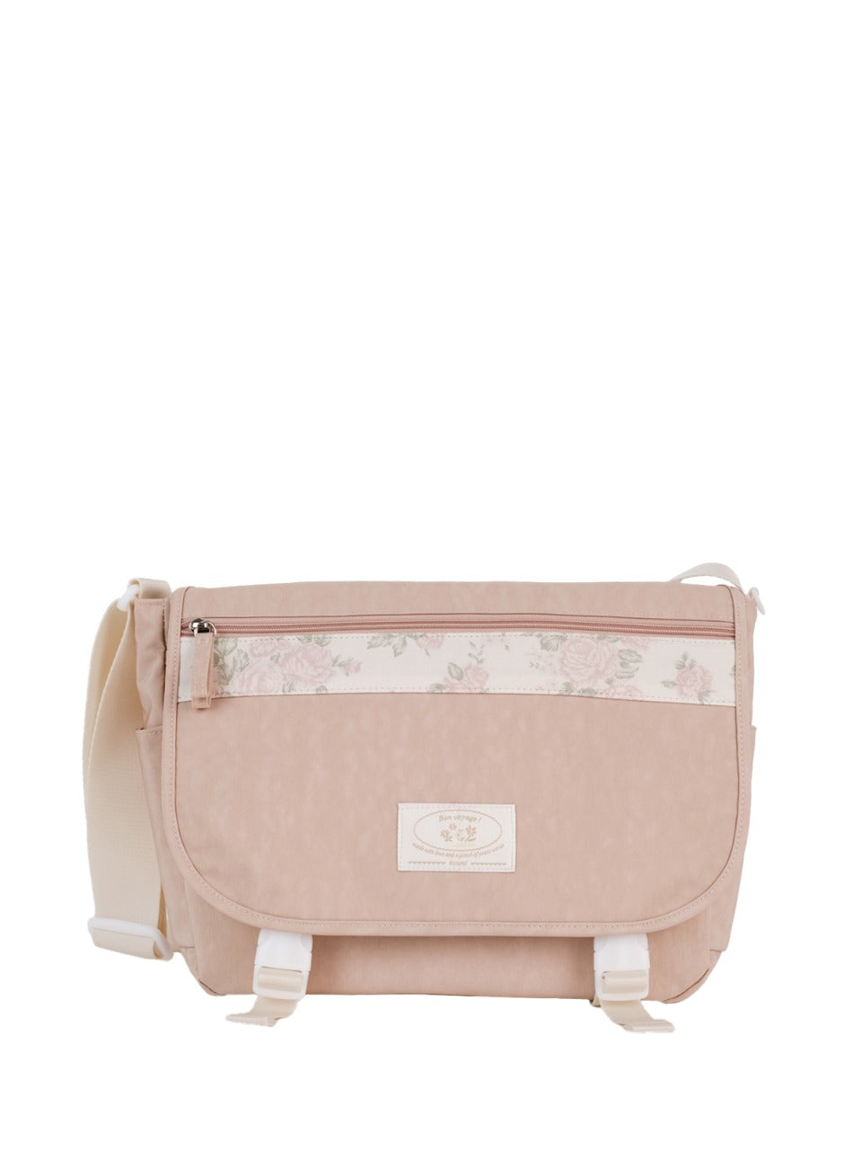 Ovuni Bon voyage messenger bag _nude pink