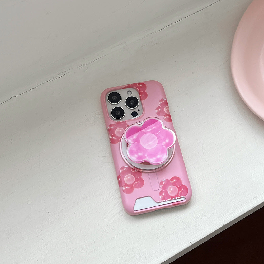 【Set】Jelly Flower Pattern (Magsafe Card Storage) + Magsafe Tok