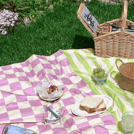 Mademoment Half Pattern Waterproof Picnic Mat 防水野餐墊