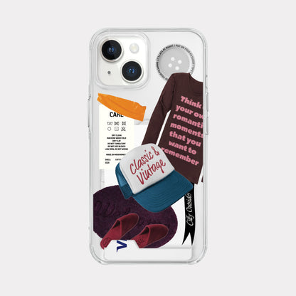 Chilly Outside Sticker Phone Case (Clear/Tank 透明/透明Tank款)