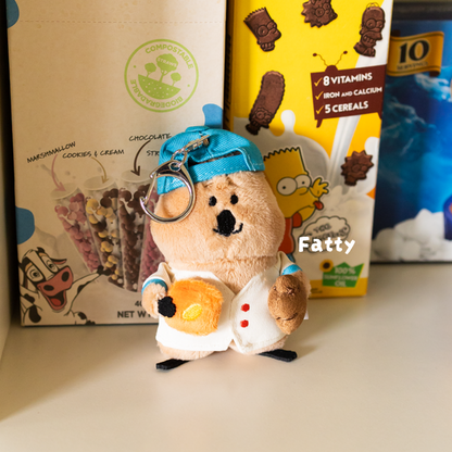 Dinotaeng Quokka Home Run Flatfur Keyring (5款)