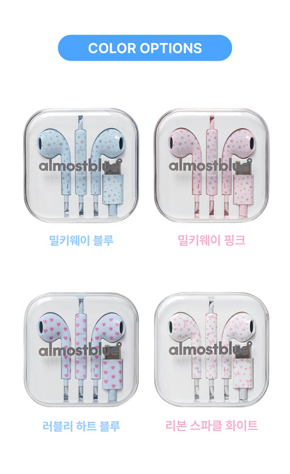 Almostblue Snow Earphones C-Type (Renewal)