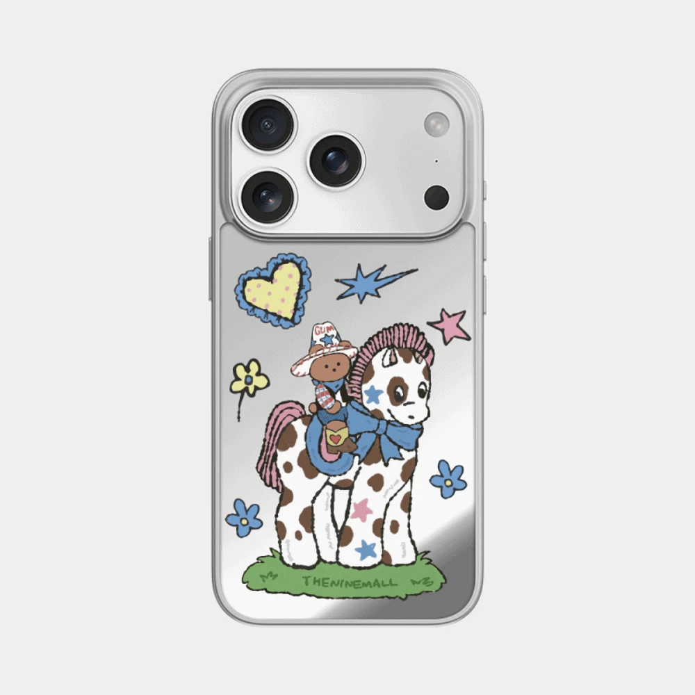 Gummys Little Pony Phone Case (Mirror silver bumper case)