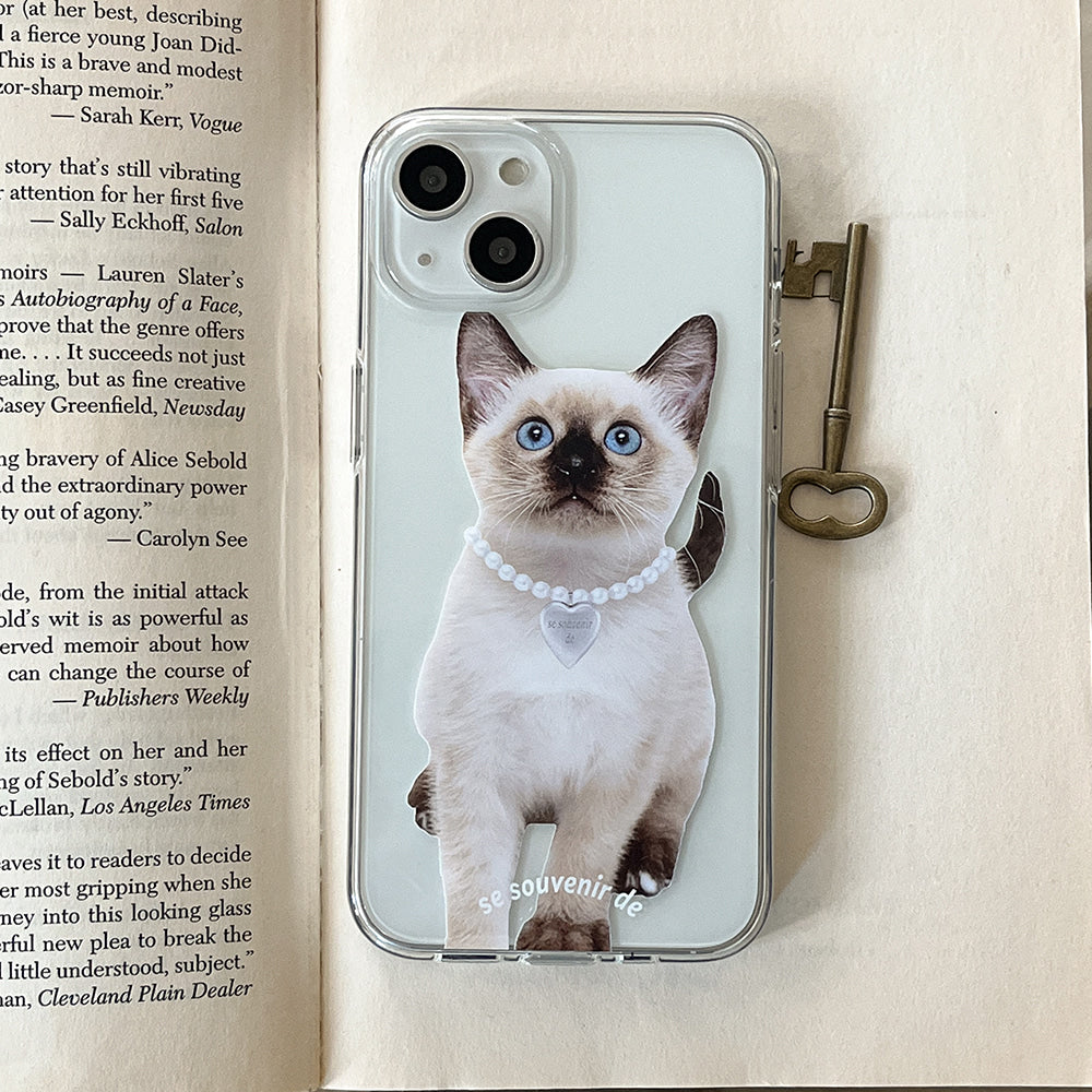 Kitten Souvenir Pendant Phone Case (Clear/Tank 透明/透明Tank款)