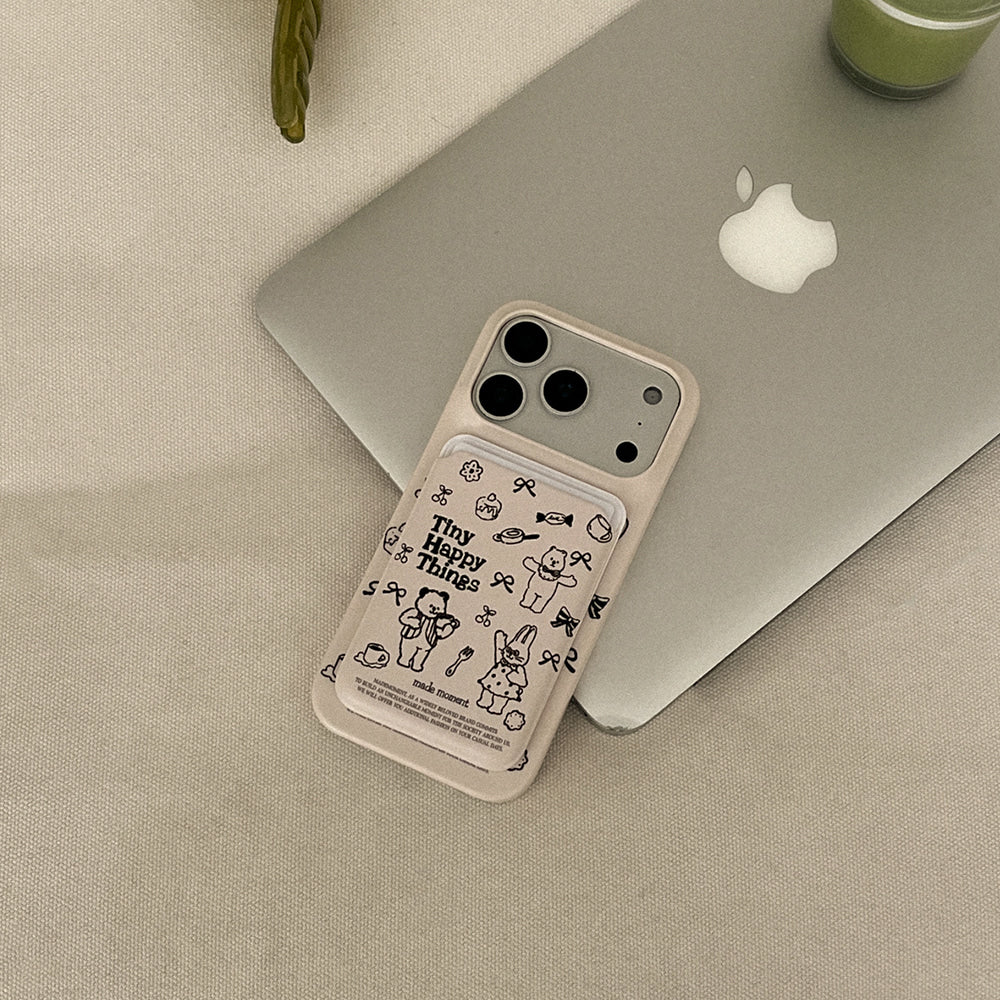Tiny Happy Things Phone Case (Hard/Card Storage/Magsafe)