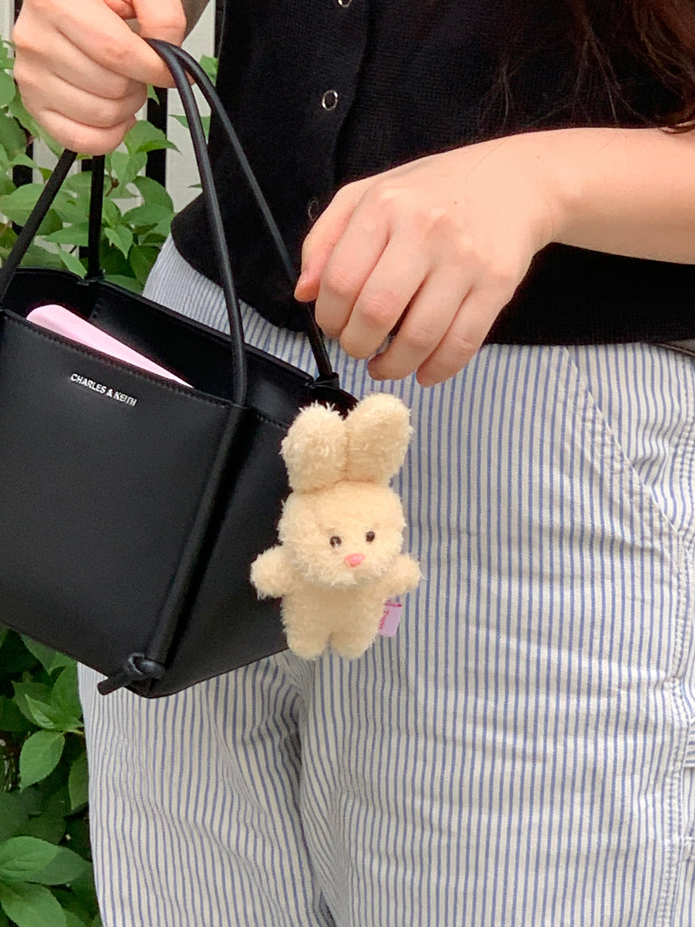 Olivet Mini Fluffy Rabbit Keyring (올톡이) (2色)