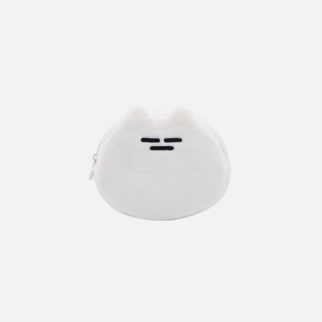 -__-SOSO Face Pouch (Black/White)