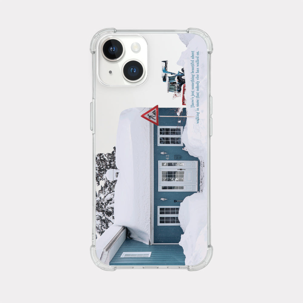 Beautiful Snow Pile Phone Case (Clear/Tank Clear/Clear card storage)