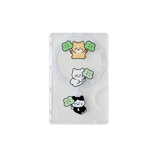 Teteum Clover Kitties Magsafe Card Slot