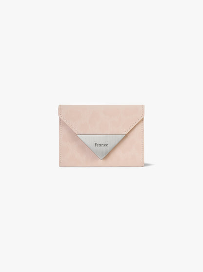 Fennec Matt Triangle Wallet - Leopard Pink
