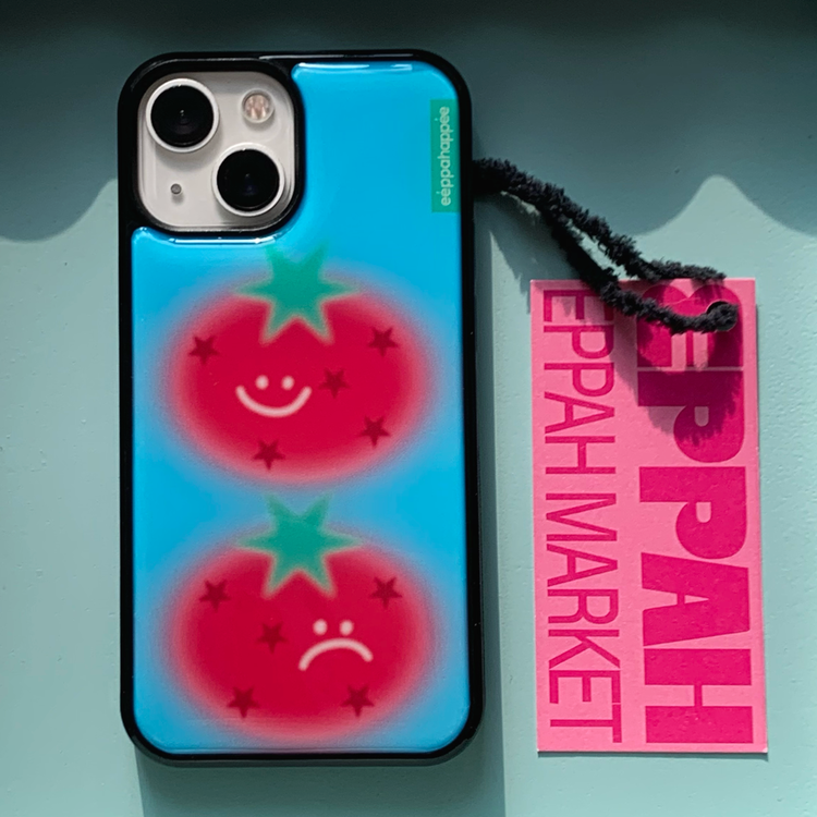 Eppah Emotional Tomato Case (Epoxy bumper/Glass/Magsafe)
