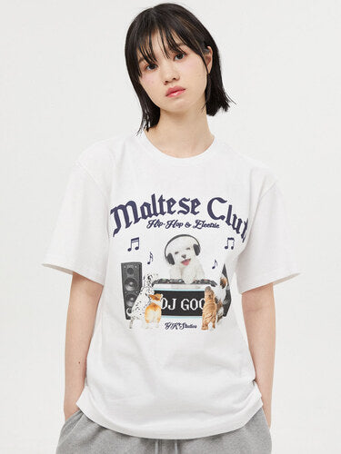 Waikei Maltese DJ Club T-shirt (3 Colors)