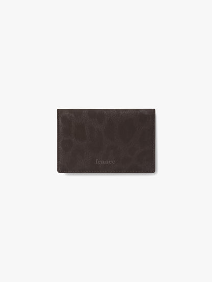 Fennec Leo Card Case - Leopard Brown