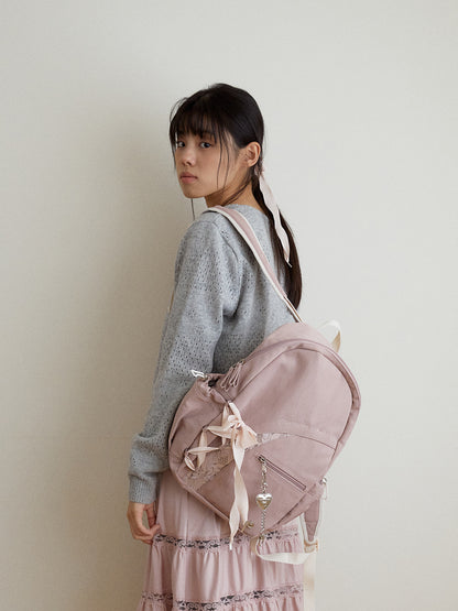 Ovuni Romantique Sneaker Backpack_Nude pink