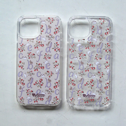 【預售~28/4】Twiner Alphabet Rabbit Phone Case (Jelly Hard/Magsafe)