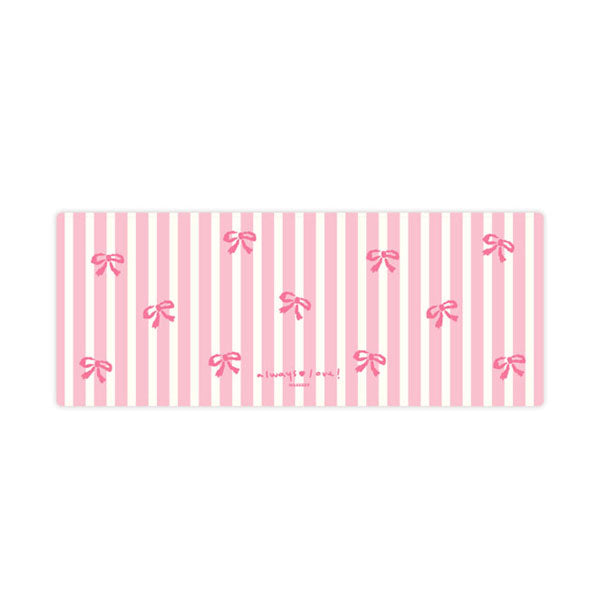 Mazzzzy loooove~~~ desk pad / ribbon(pattern) 電腦檯墊