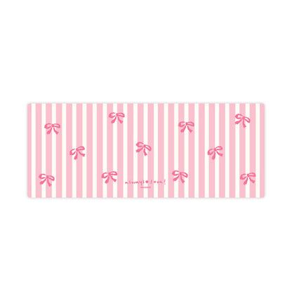 Mazzzzy loooove~~~ desk pad / ribbon(pattern) 電腦檯墊