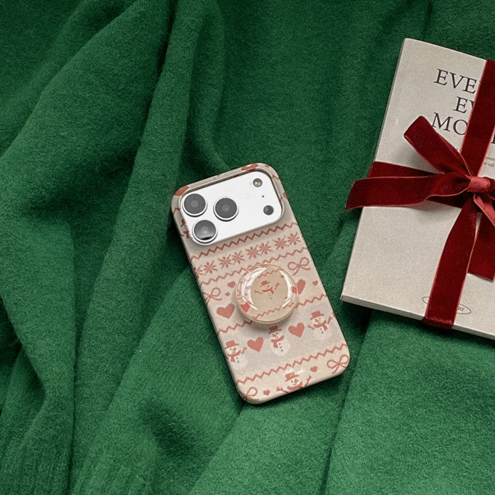 Winter Snowman Phone Case (Hard/Card Storage/Magsafe)