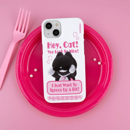 Heart Pendant Hey Cat Phone Case (Hard 普通硬殼)