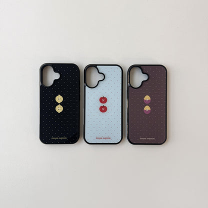 【新上架優惠🍋】Second Morning Dot Button Case (Magsafe Glass Bumper)