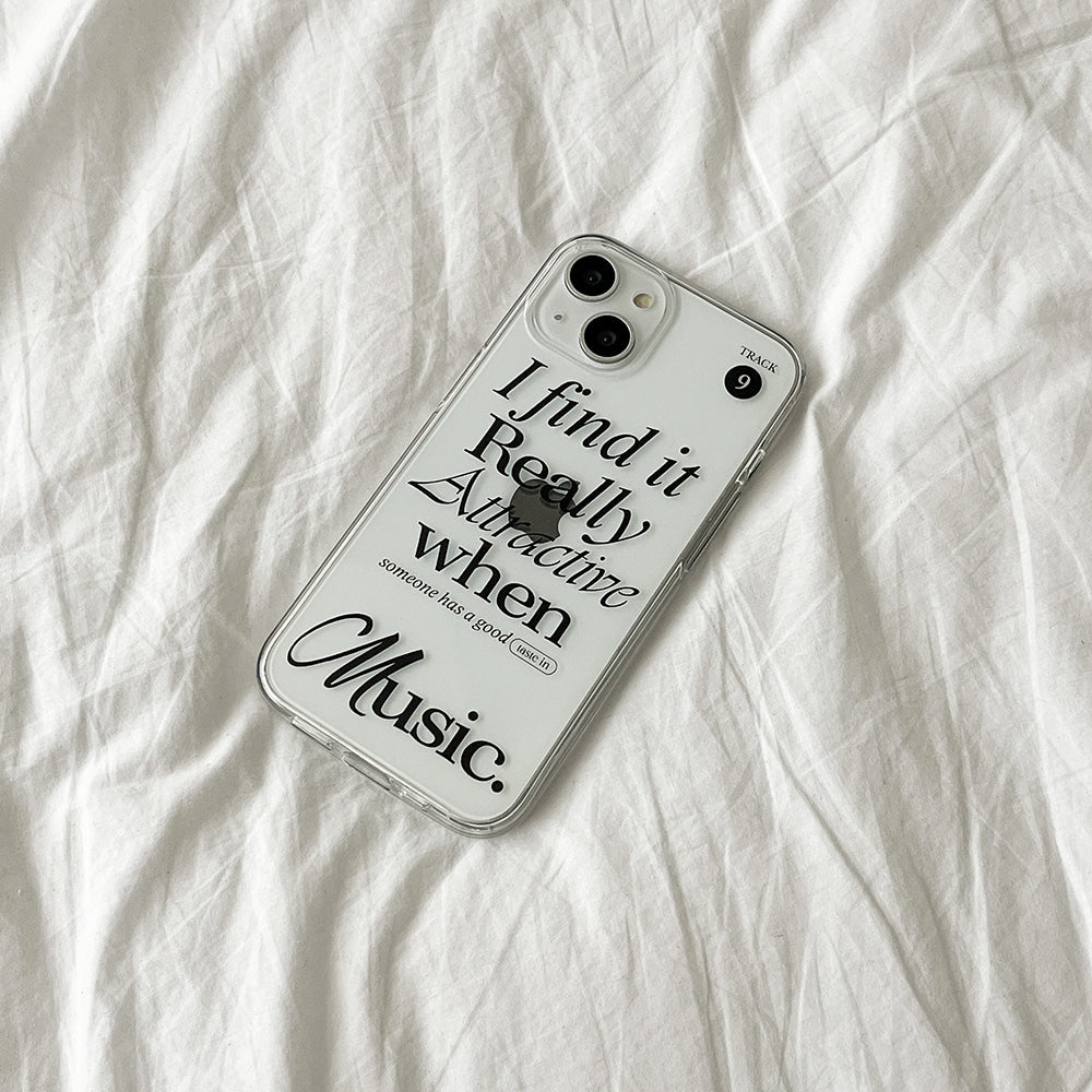 Attractive Music Phone Case (Clear/Tank 透明/透明Tank款)