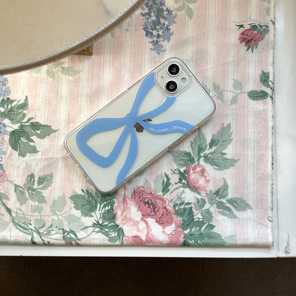 Own Romantic Ribbon Phone Case (Clear/Tank 透明/透明Tank款)