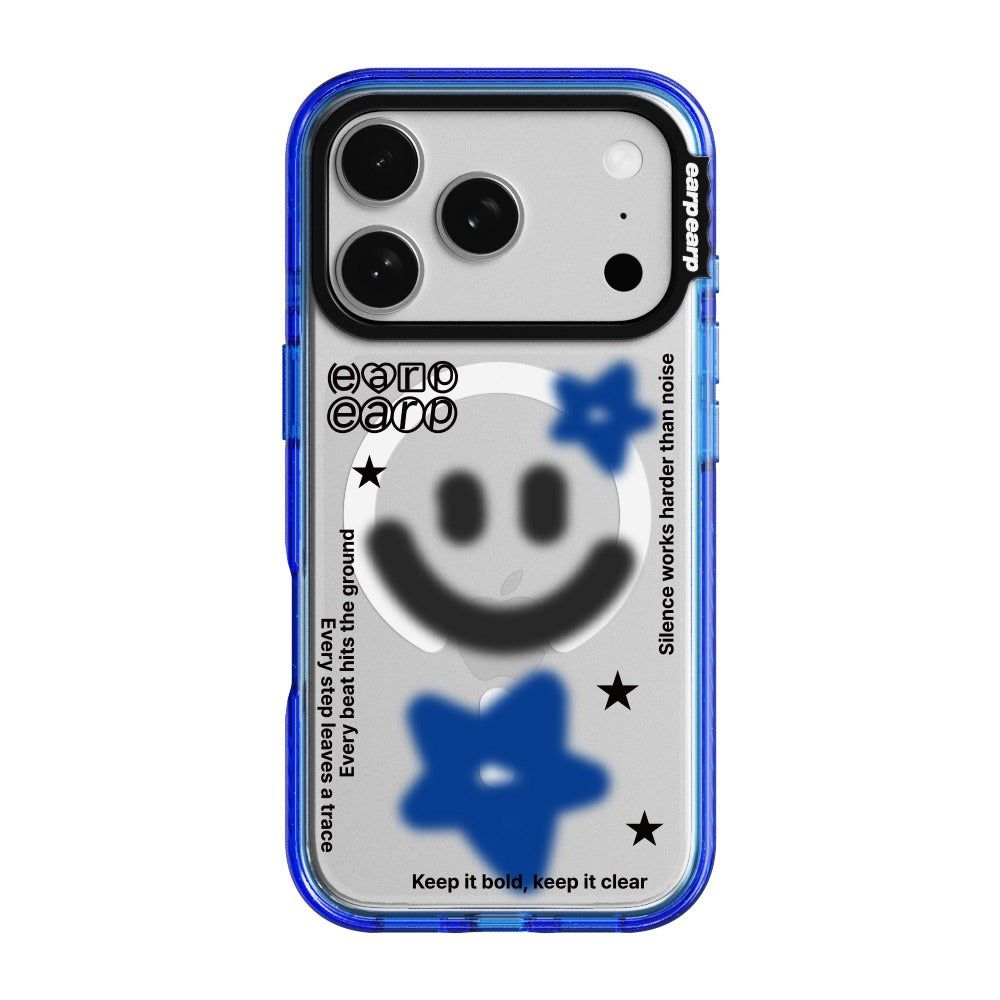 [MAGSAFE] SMILE GRAFFITI-BLUE (Wave Label+ Case)