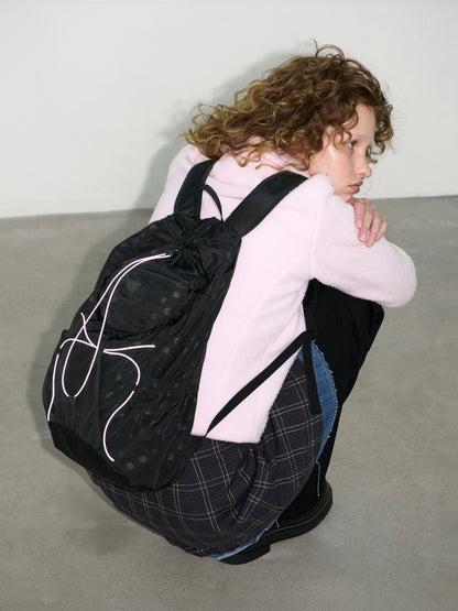 【預訂】Fennec Airy Pocket Backpack - Dot Black