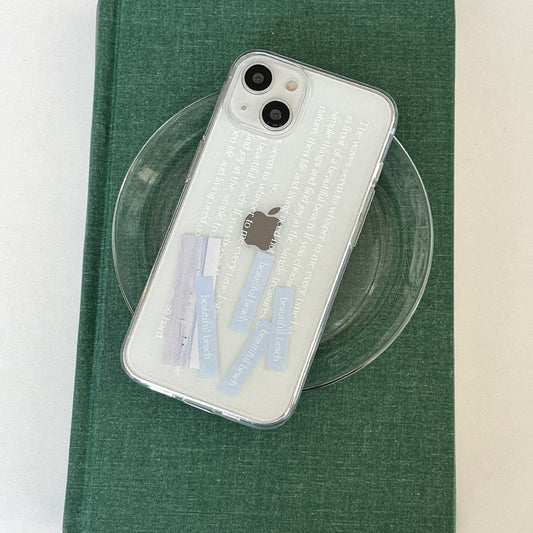 Whisper Wave Phone Case (Clear/Tank 透明/透明Tank款)