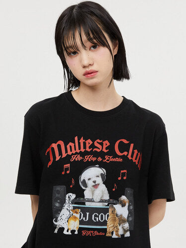 Waikei Maltese DJ Club T-shirt (3 Colors)