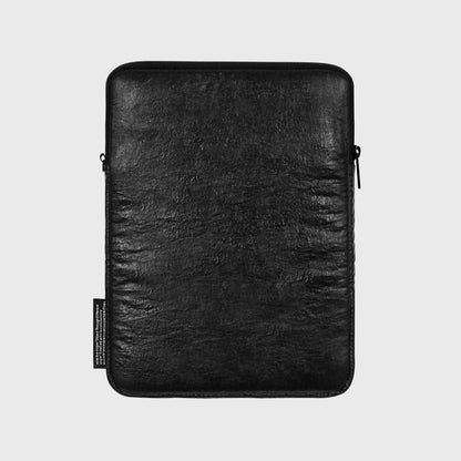 GOOD THINGS TAKE TIME-GLOSSY BLACK IPAD POUCH (11 /13 inch)