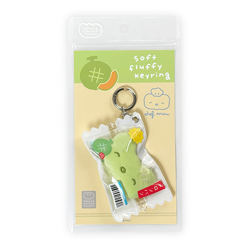 Hookka Hookka Studio Soft Fluffy Keyring -Muu Melonpan