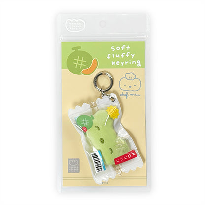 Hookka Hookka Studio Soft Fluffy Keyring -Muu Melonpan