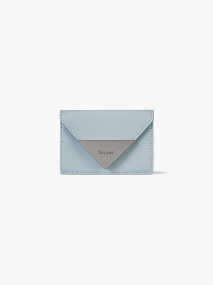Fennec Crinkle Triangle Triple Wallet - Haze blue