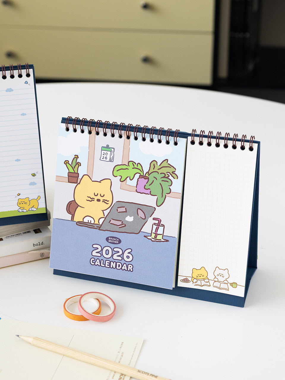 【新上架優惠🐱】Romane 2026 Brunch Brother Desk Calendar